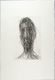 Head Of A Woman, Backlit, From The Portfolio 