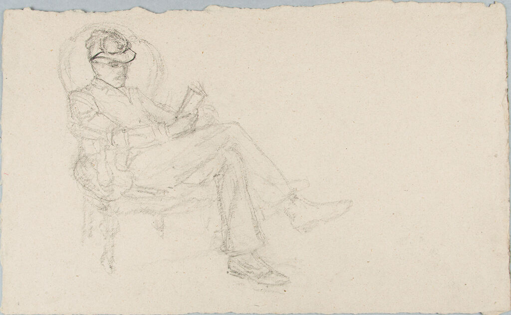 Sketch Of A Reading Man
