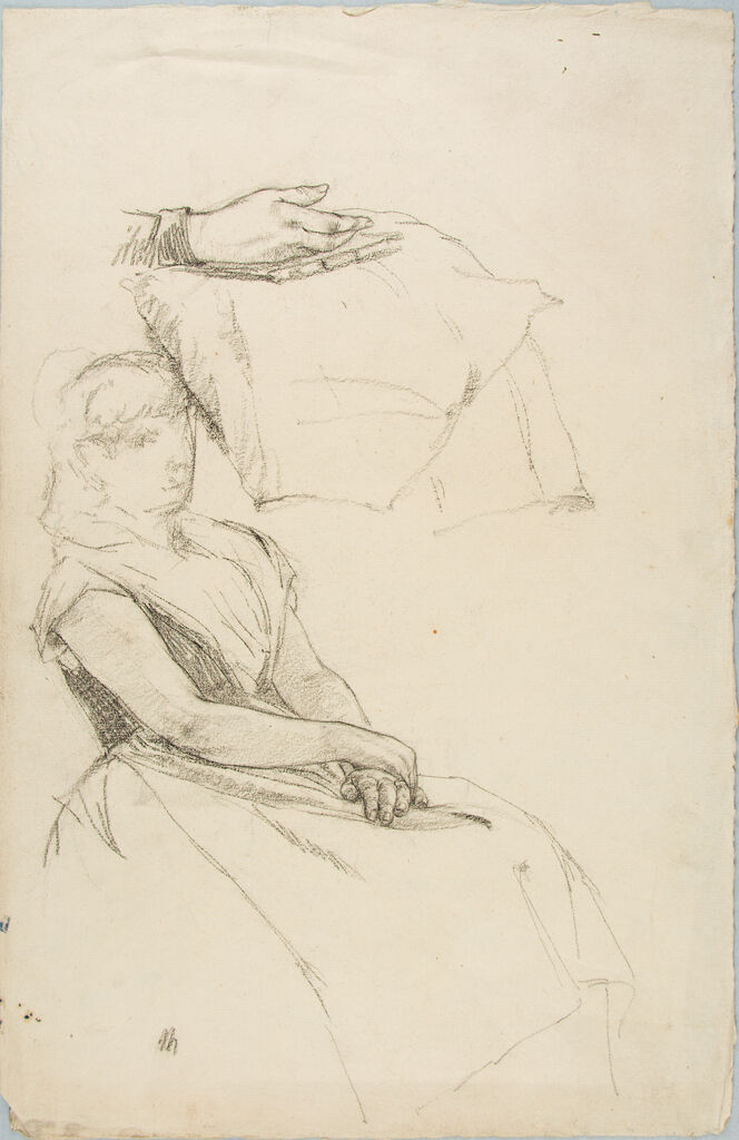 Sketches Of A Seated Woman