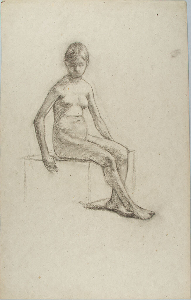 Sketch Of A Nude Girl