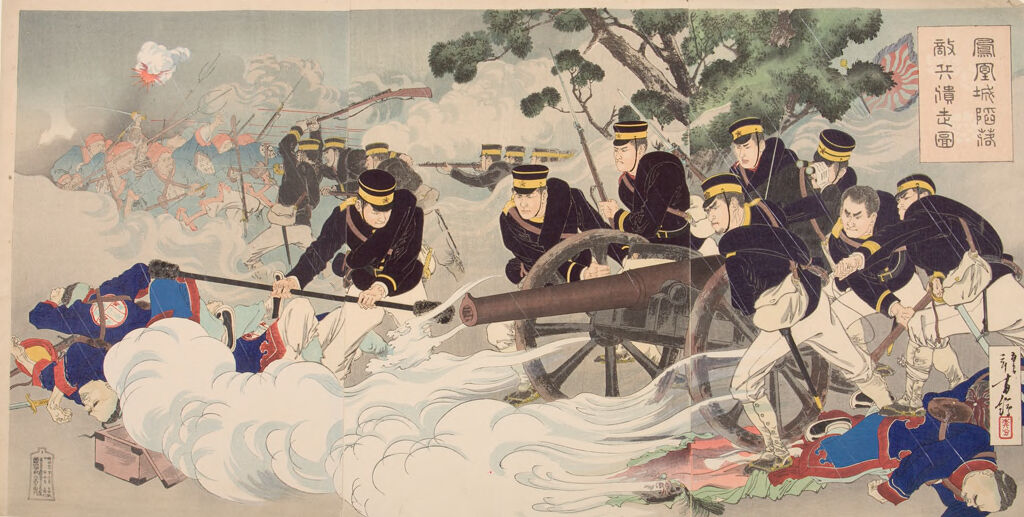 The Fall Of Fenghuangcheng: Putting The Enemy To Rout (Hōōjō Kanraku Tekihei Kaisō Zu)