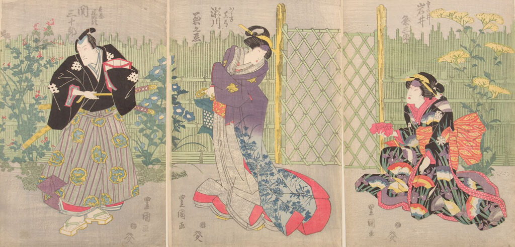Triptych: Three Kabuki Actors