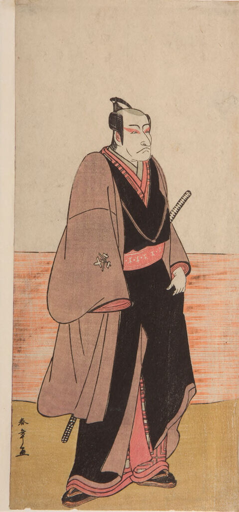 Actor In The Play Hatsumombi Kuruwa Soga, Performed At The Nakamura Theater From The Second Month Of 1780