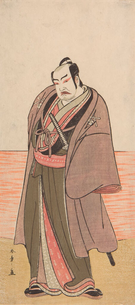 Actor Nakamura Sukegorō 2Nd As Kaminari Shōkurō In The Play Hatsumombi Kuruwa Soga, Performed At The Nakamura Theater From The Second Month Of 1780
