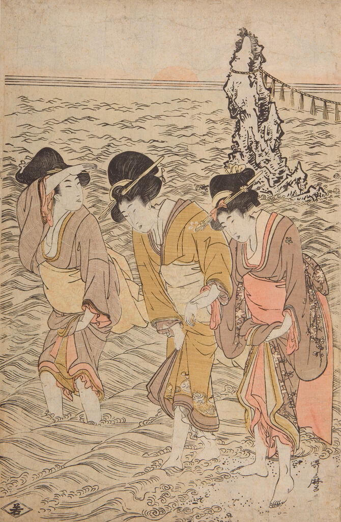 Women At The Beach Of Futami-Ga-Ura