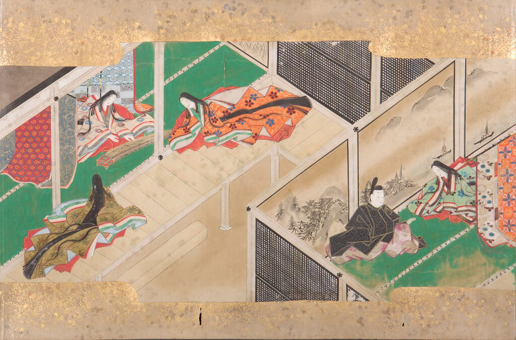 Illustrated Story Of Sumiyoshi (Sumiyoshi Monogatari) In Three Volumes