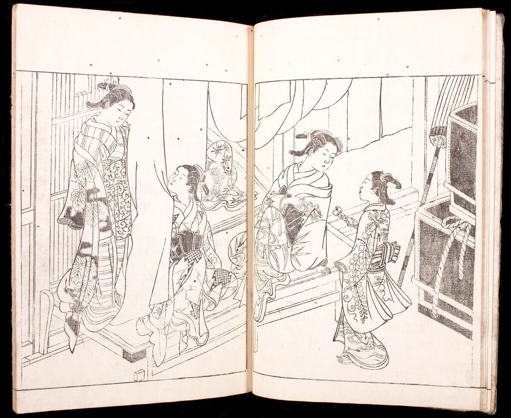 Beauties Of All Times (Ehon Tokiwaga-Gusa), 3Rd Of 3 Volumes