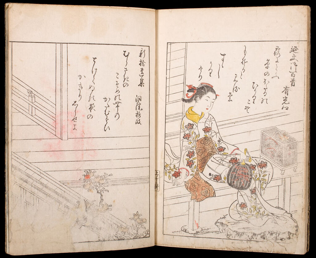 Picture Book Chrysanthemum (Ehon Chiyomigusa), Volumes 1 And 3