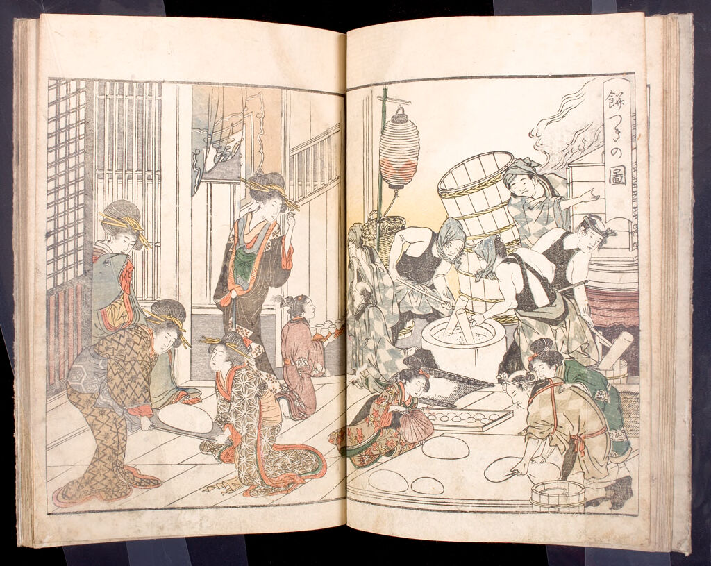 Illustrated Book On Anuual Events In The Gay Quarters (Seirō Ehon Nenjū Gyōji) Volume Two