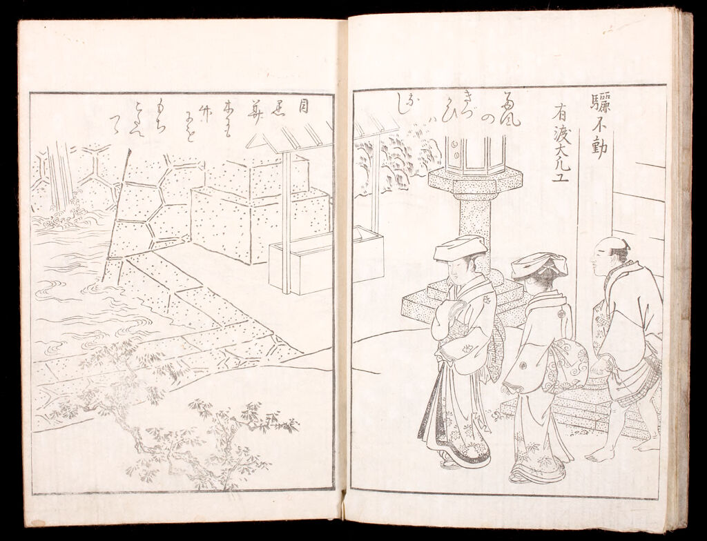 Illustrated Book: Scenes Of Suruga And Edo (Ehon Suruga-Mai), 3Rd Of 3 Volumes