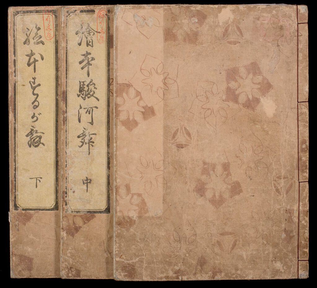 Illustrated Book: Scenes Of Suruga And Edo (Ehon Suruga-Mai) In 3 Volumes