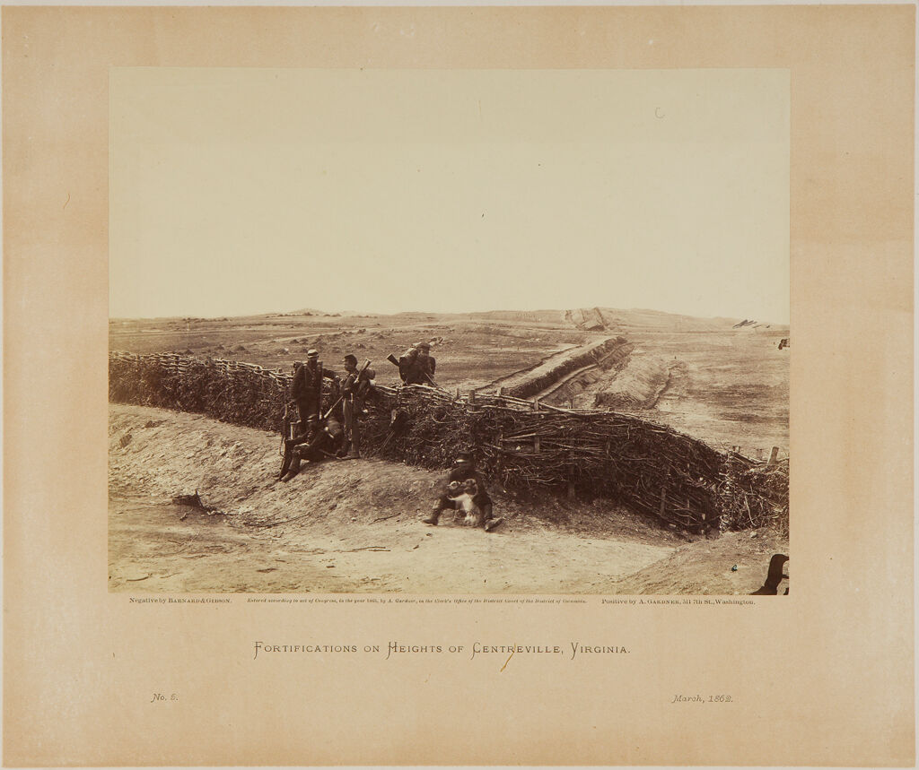 Fortifications On Heights Of Centreville, Virginia