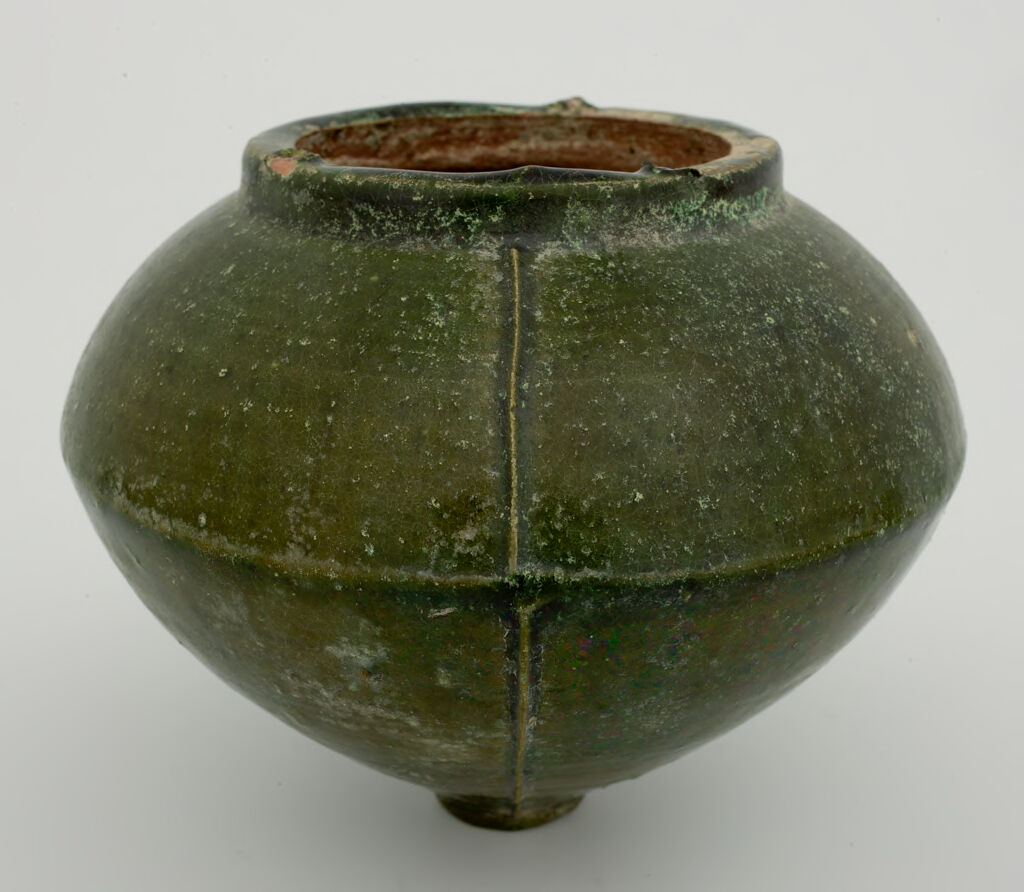 Smaller Pot From A Funerary Model In The Form Of A Stove With Two Cooking Pots (2002.268.A-C)