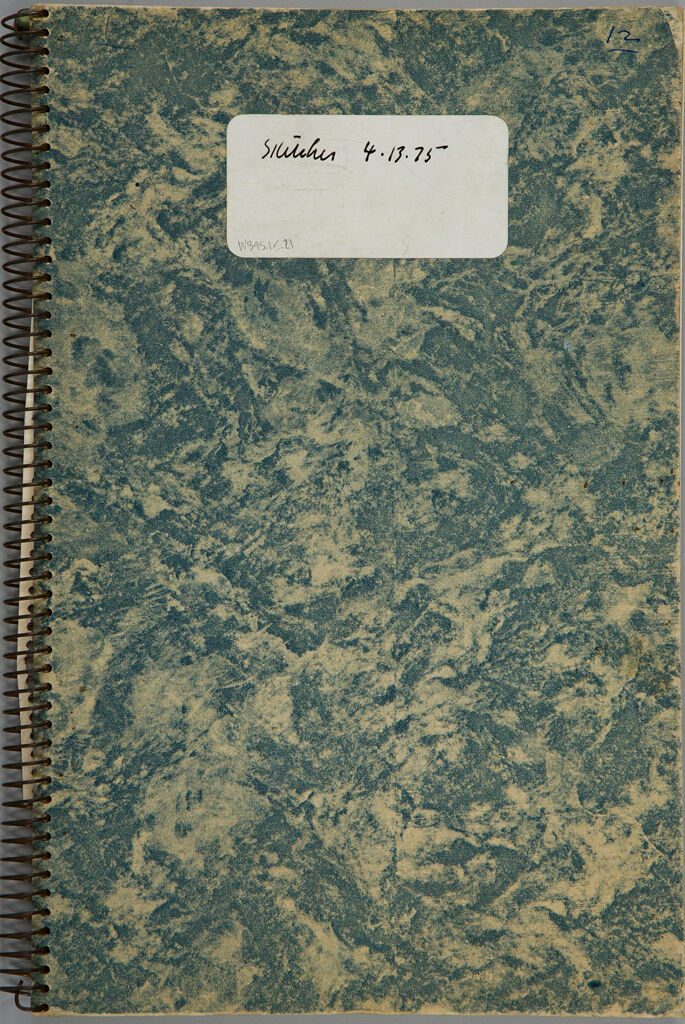 Sketchbook, (W345.1-21), 