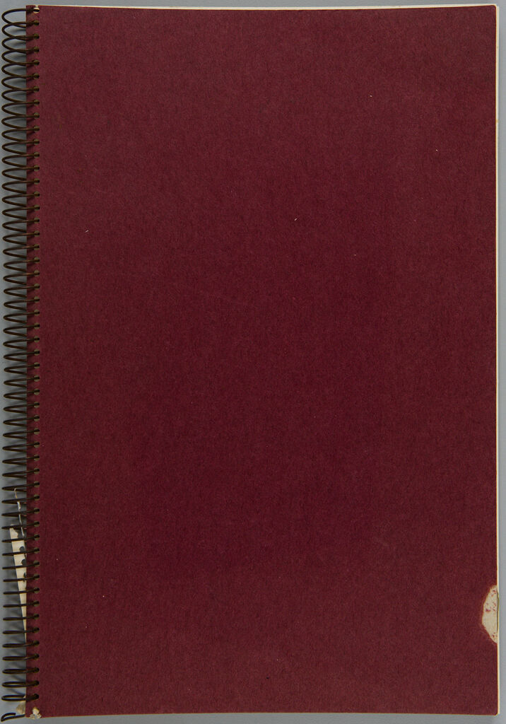 Sketchbook, (W344.1-10)