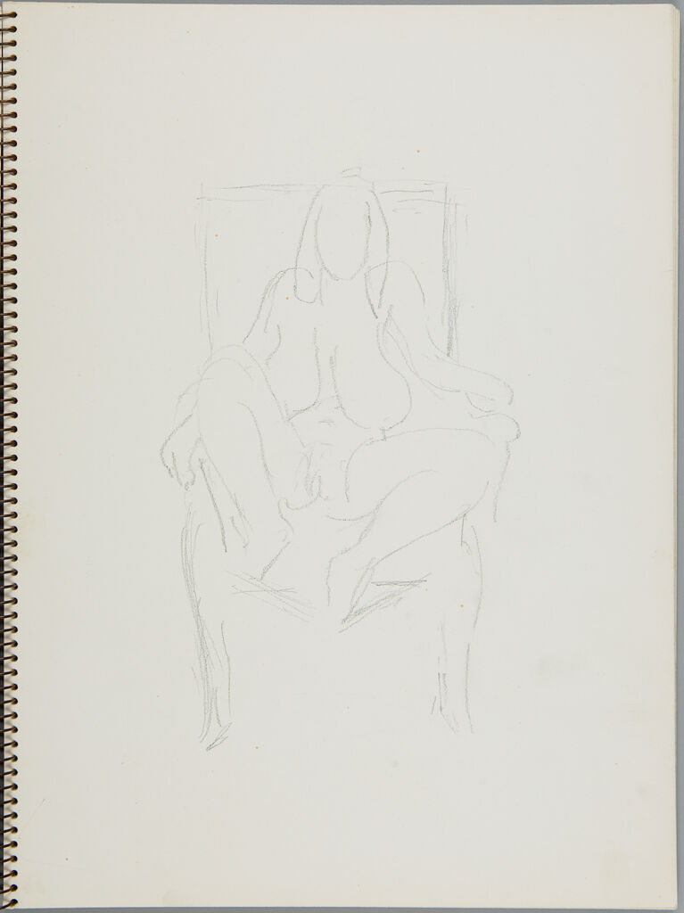 Sketch Of Seated Woman