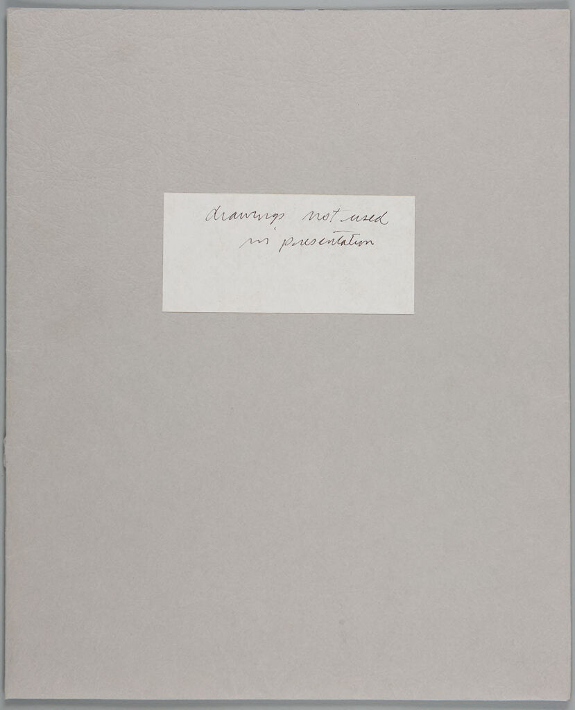 Unbound Sketchbook, (W356.1-13), 1987