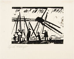Anglers (With Sun), From The Portfolio 