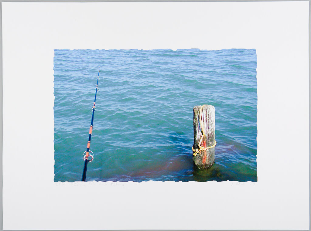 Fishing Pole And Piling