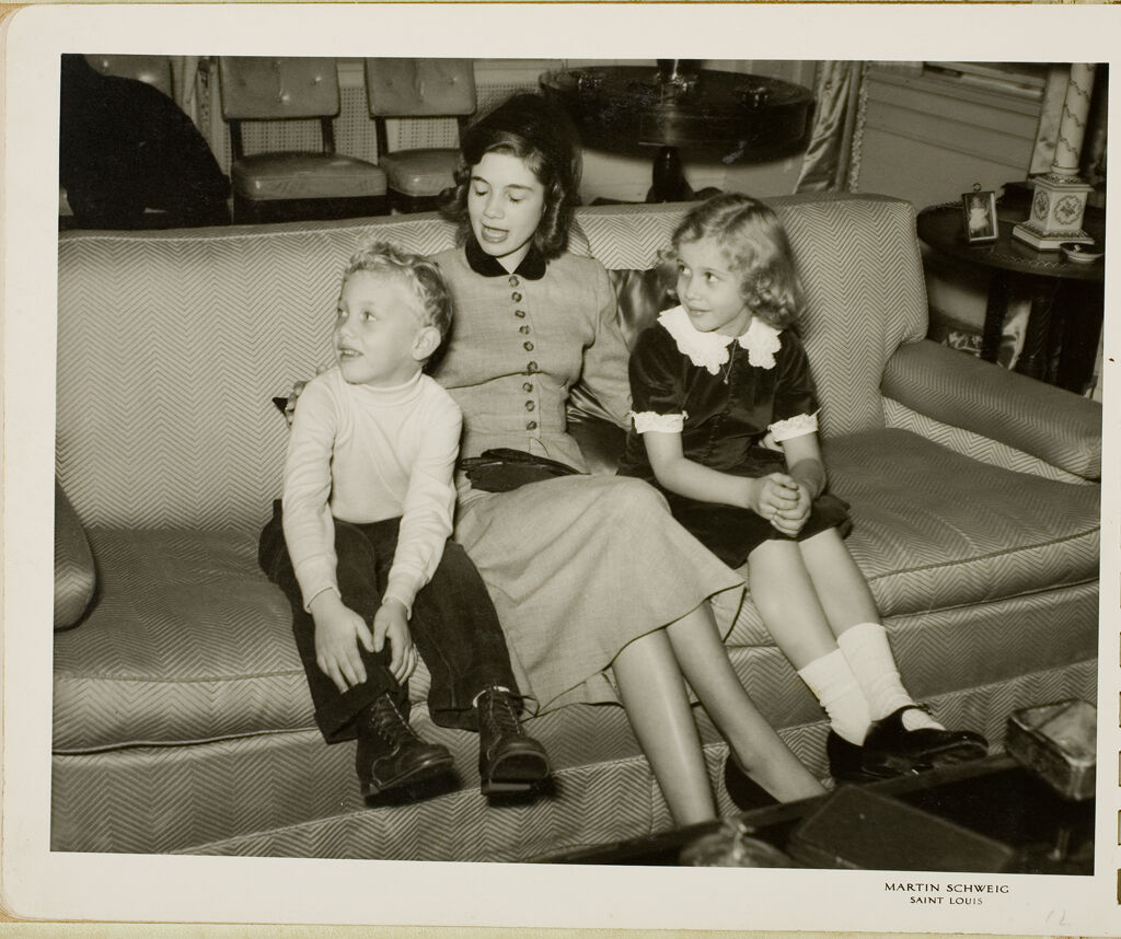 Untitled (Woman On Couch With Two Children)