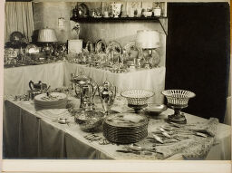 Untitled (Table With Gifts For Bride And Groom)
