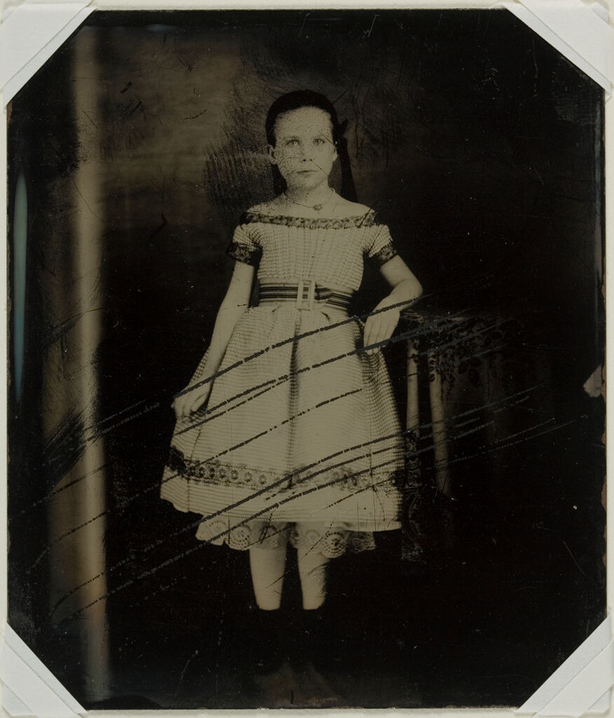 Untitled (Young Girl In Crinolines, Standing, Full View)