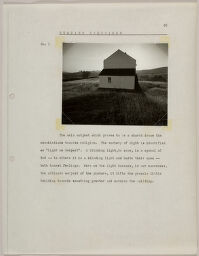 Untitled (Backlit Building, Hornitos, California)