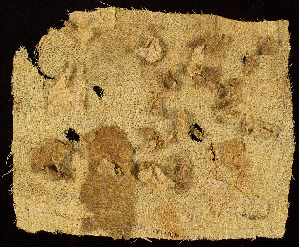 Fragments Of A Textile Hanging With Female Busts