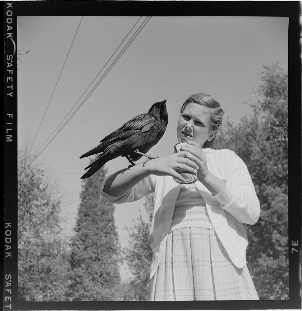Untitled (Girl With Bird On Her Arm)