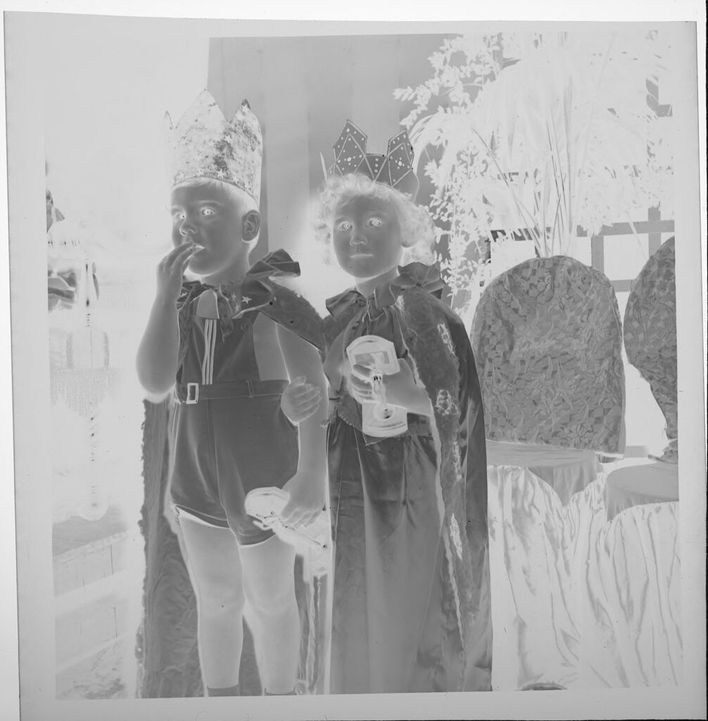 Untitled (Children Dressed Up As King And Queen)