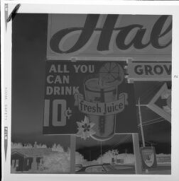 Untitled (Hale's Juice Billboard)