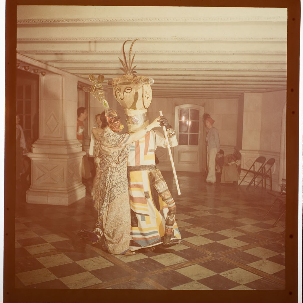 Untitled (Beaux Arts Ball, People In Costume Dancing)