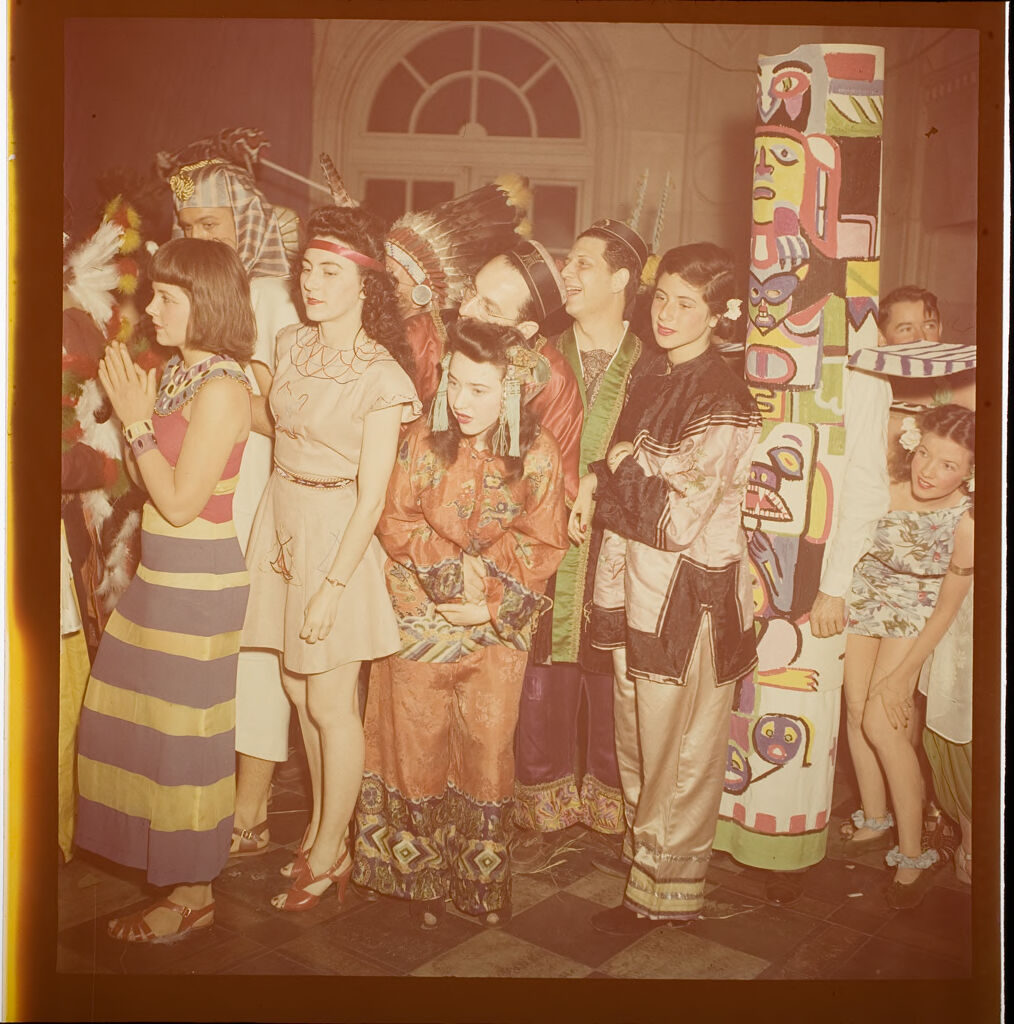 Untitled (Group Of People In Costumes At Beaux Arts Ball)