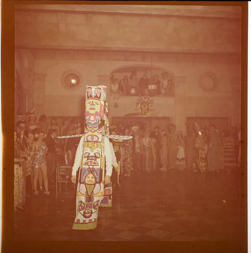 Untitled (People In Native American Costumes At Beaux Arts Ball)