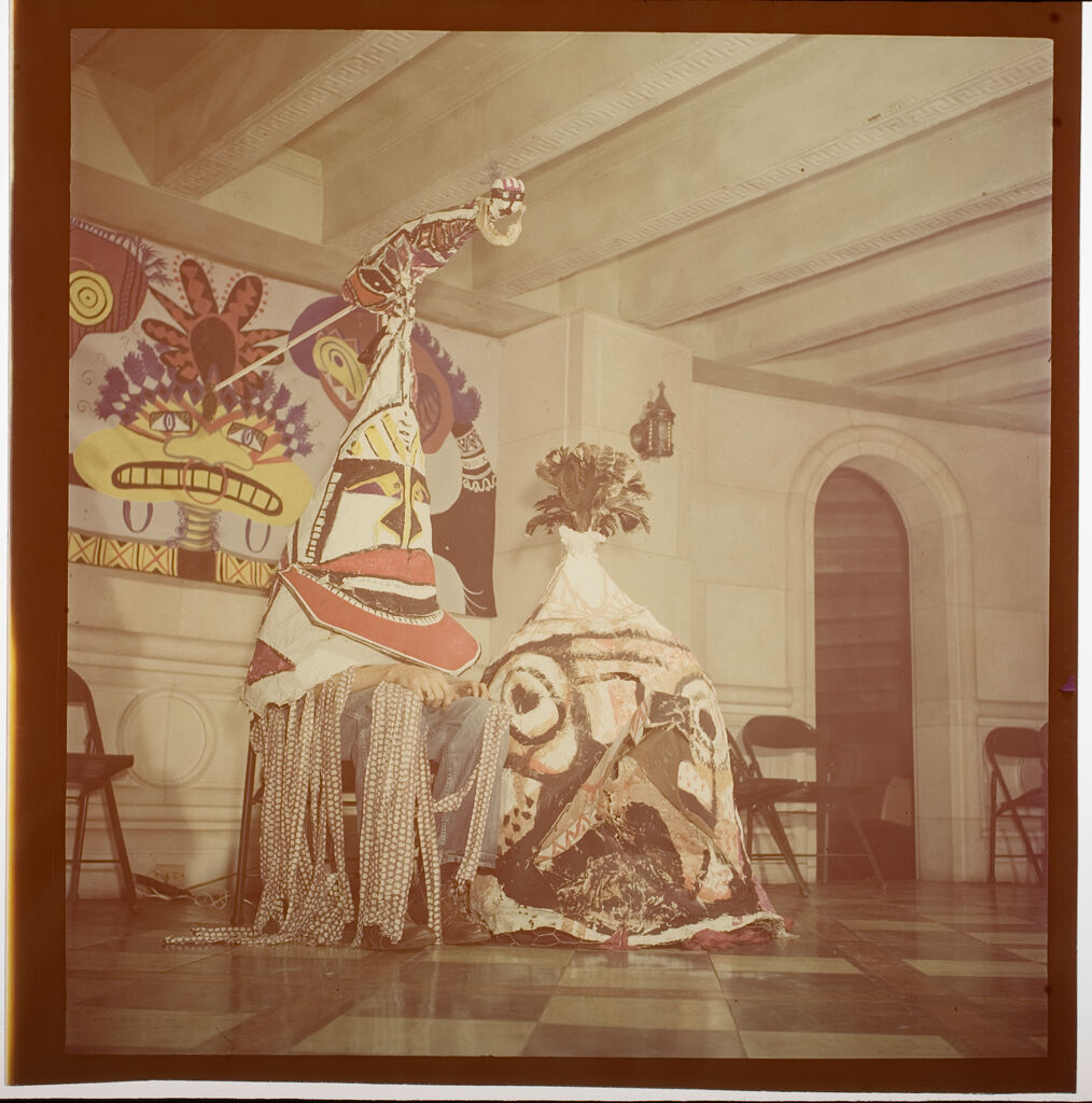 Untitled (People In Costume At Beaux Arts Ball, Large Constructed Costumes)