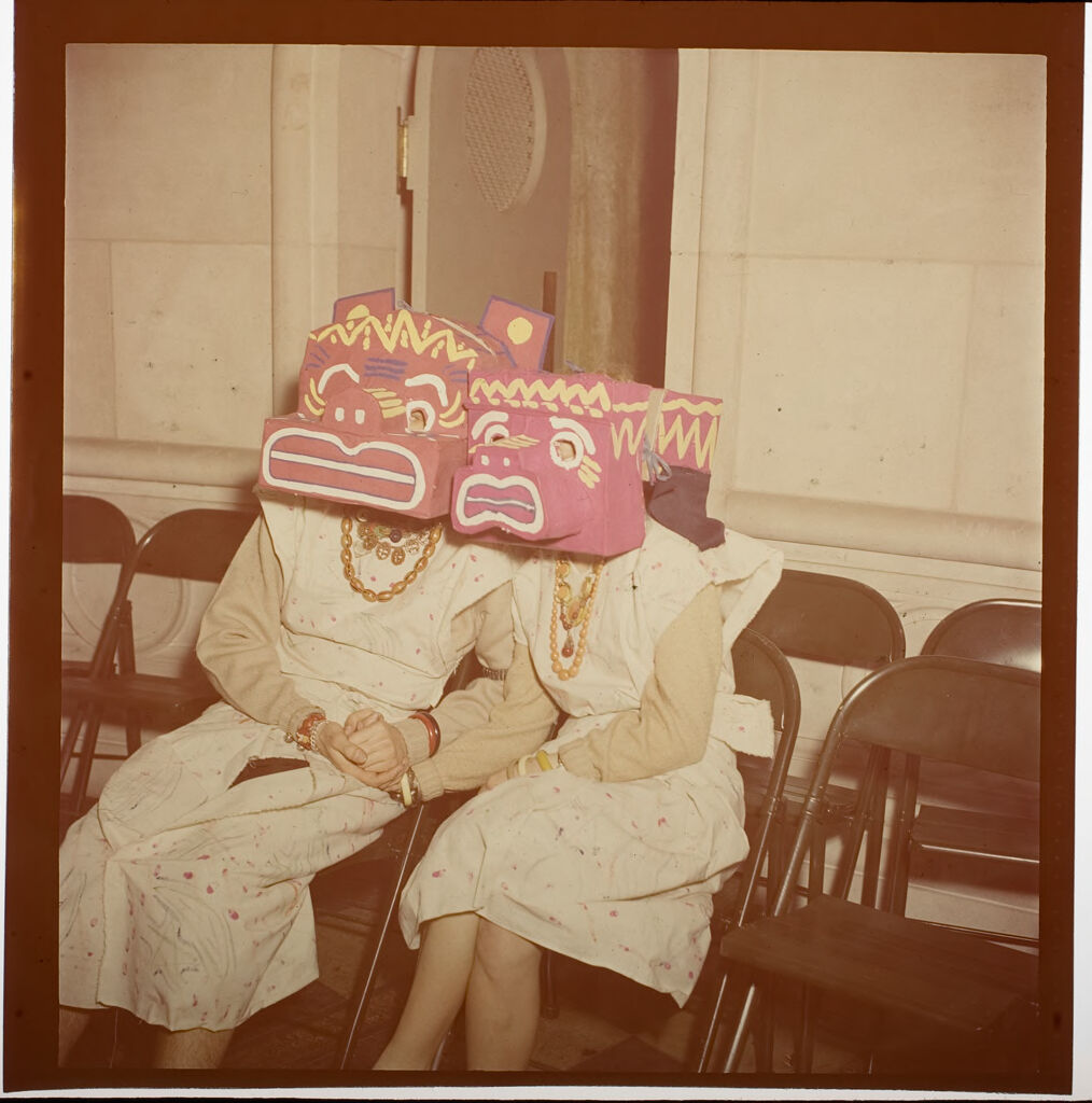 Untitled (People In Pig Costumes At Beaux Arts Ball)