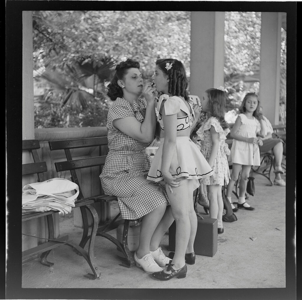 Untitled (Children In Costumes Preparing To Audition For Theater)
