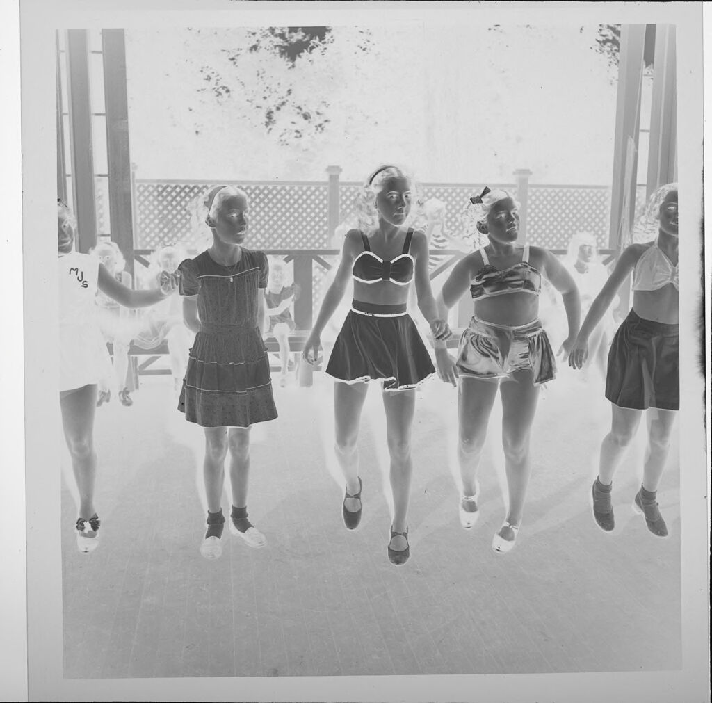 Untitled (Children In Costumes Auditioning For Theater, Girls Dancing)