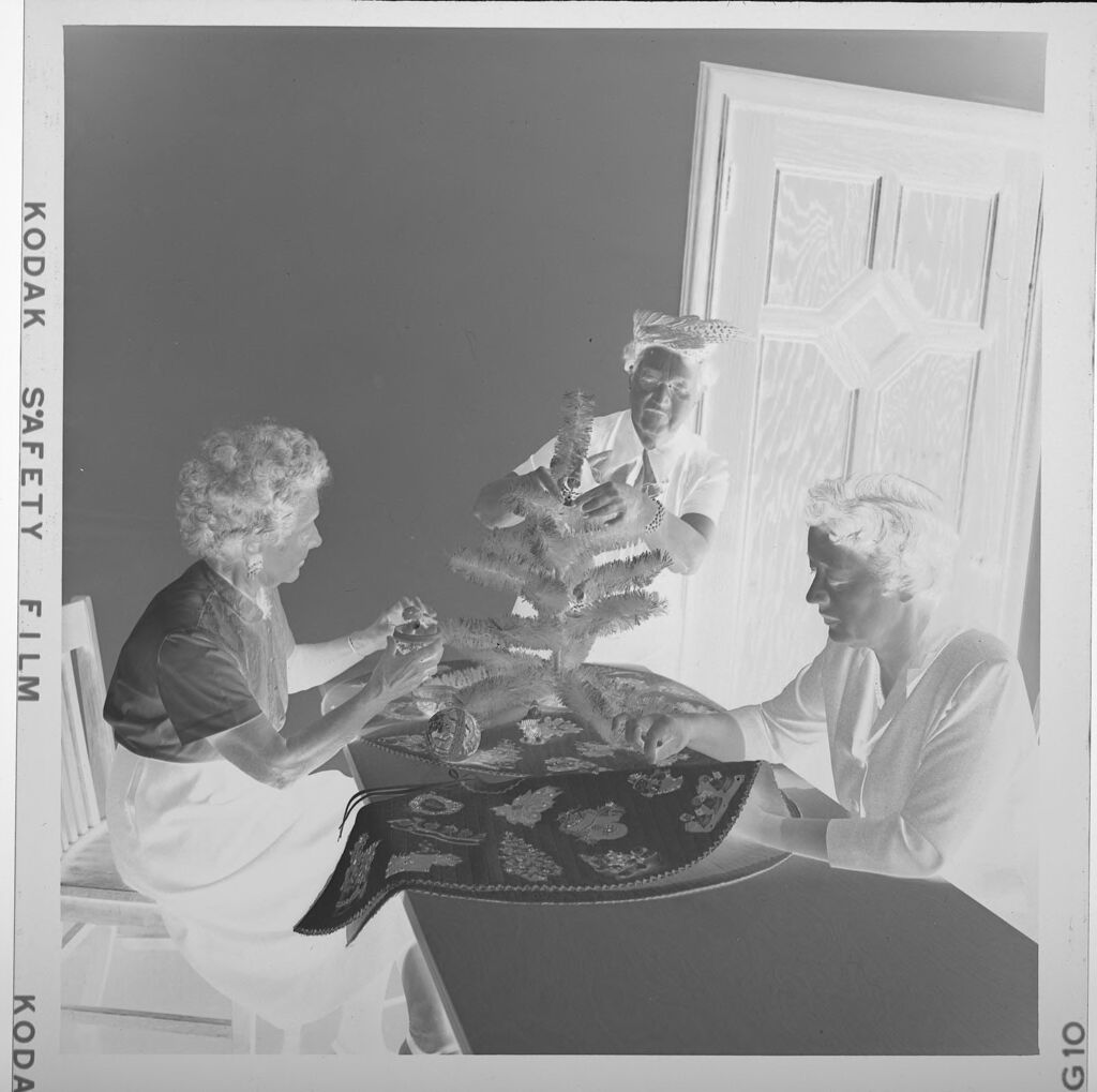 Untitled (Women Making Crafts, Wreathes)