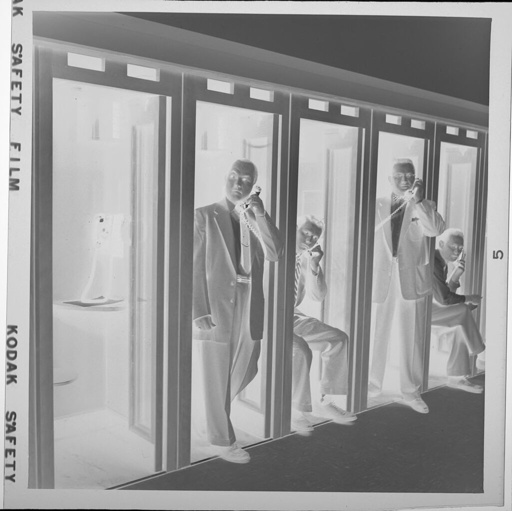 Untitled (Men In Telephone Booths)