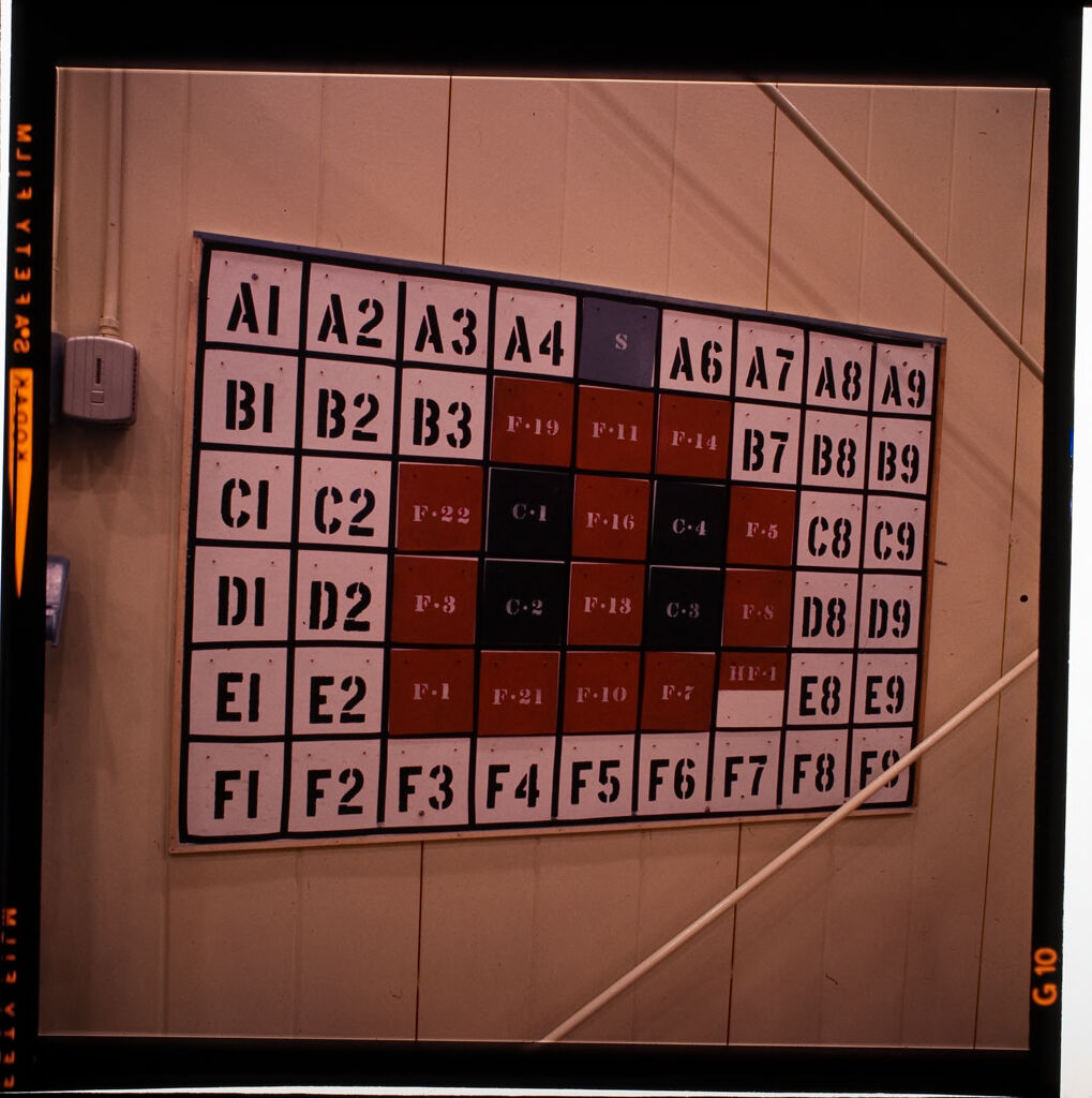 Untitled (Scientific Chart On Wall At Research Facility)