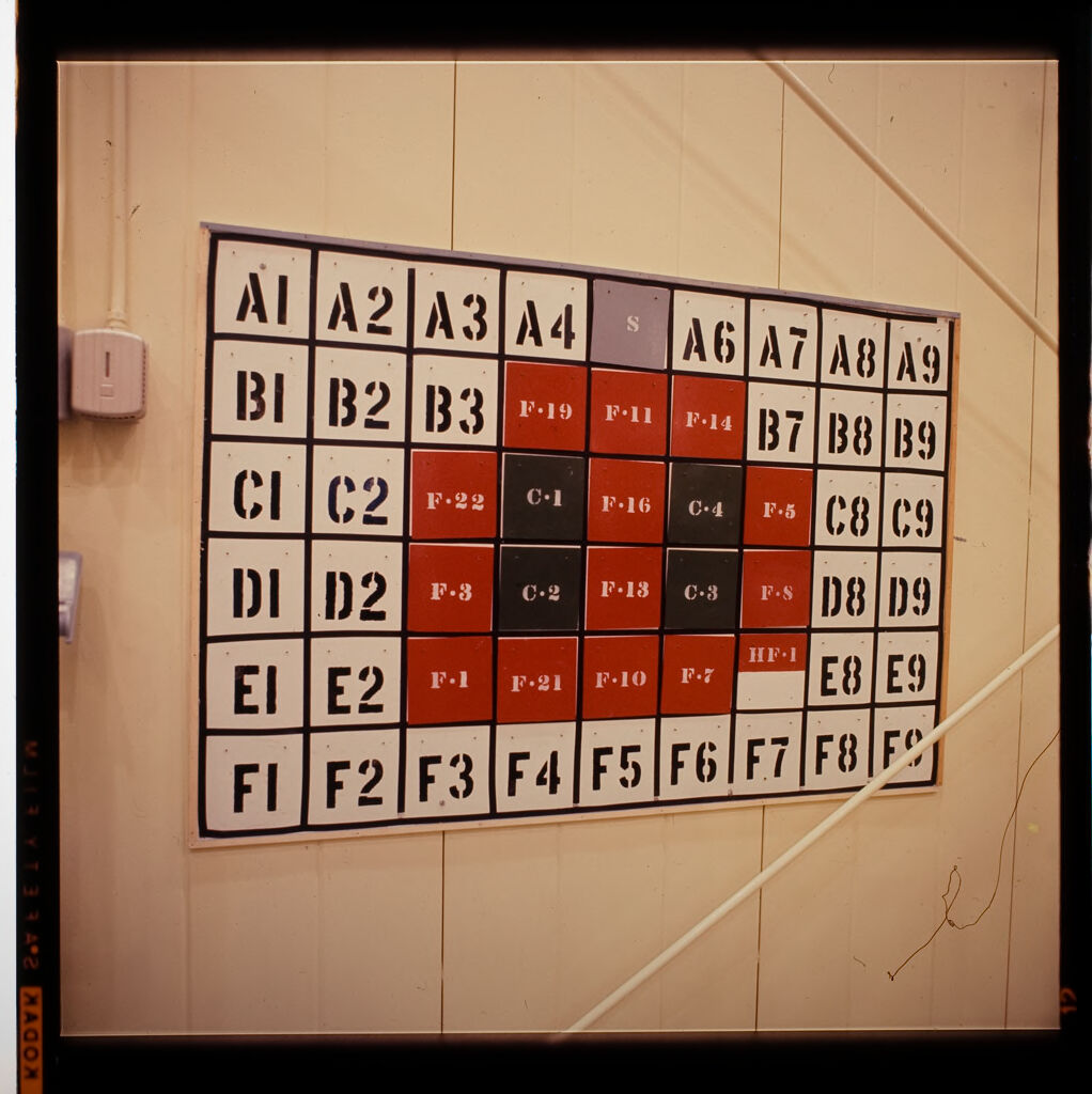 Untitled (Scientific Chart On Wall At Research Facility)