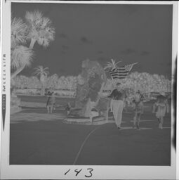 Untitled (Familes In Palm Tree Lined Park)
