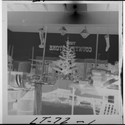 Untitled (Santa And Palm Trees; Country Store, Vero Beach, Fl.)