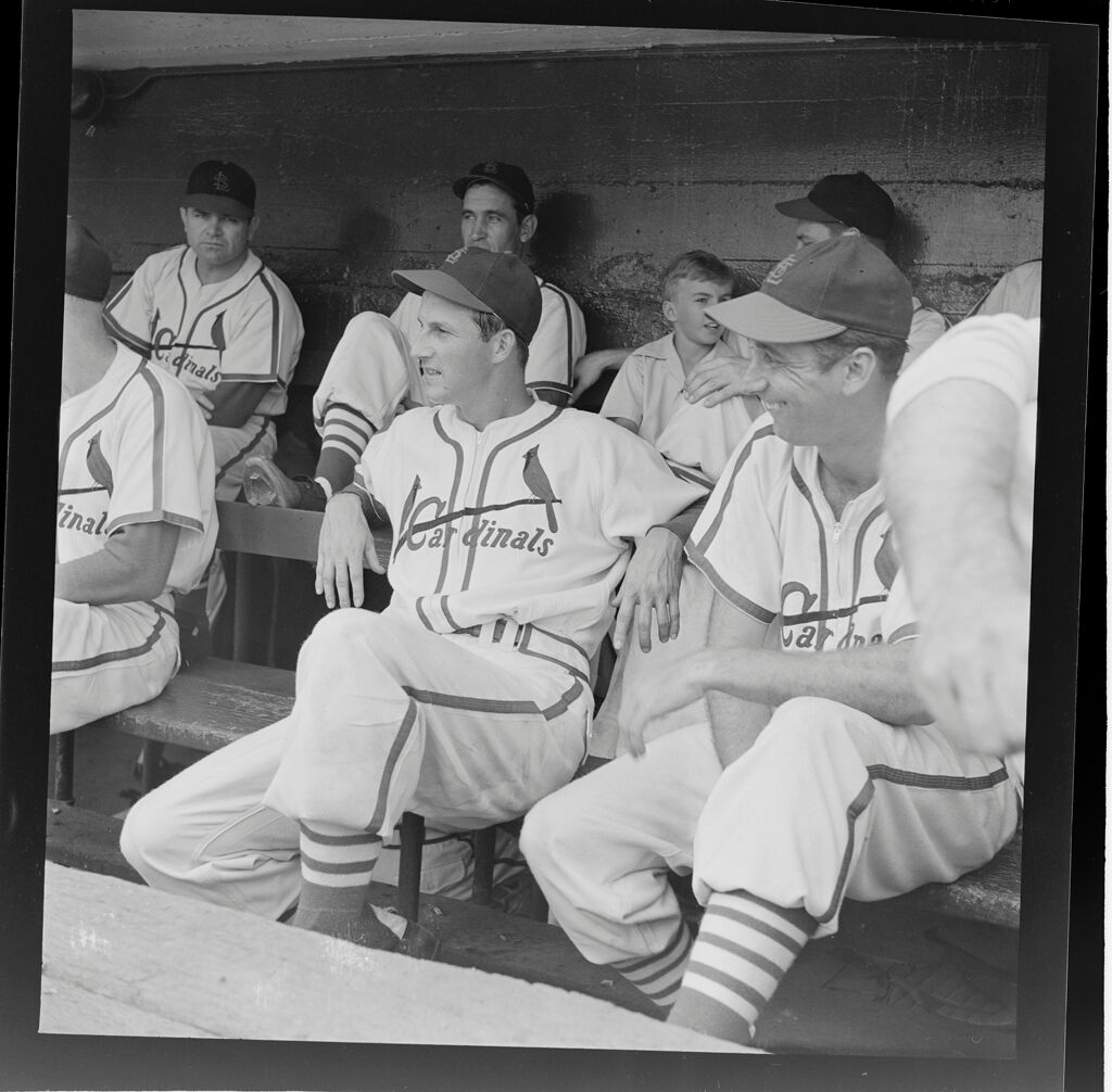 Untitled (Cardinal's Baseball Player Stan Musial In Baseball Uniform)