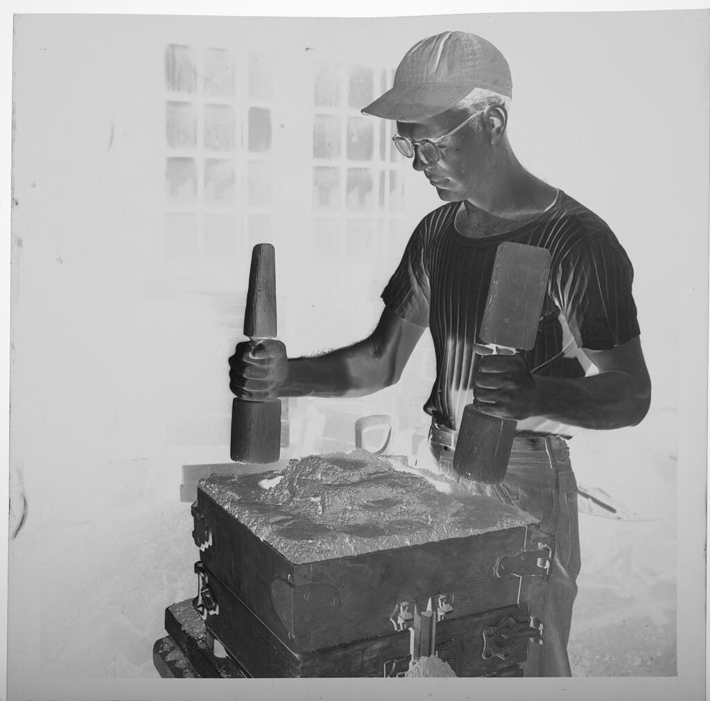 Untitled (Man Working In Foundry)