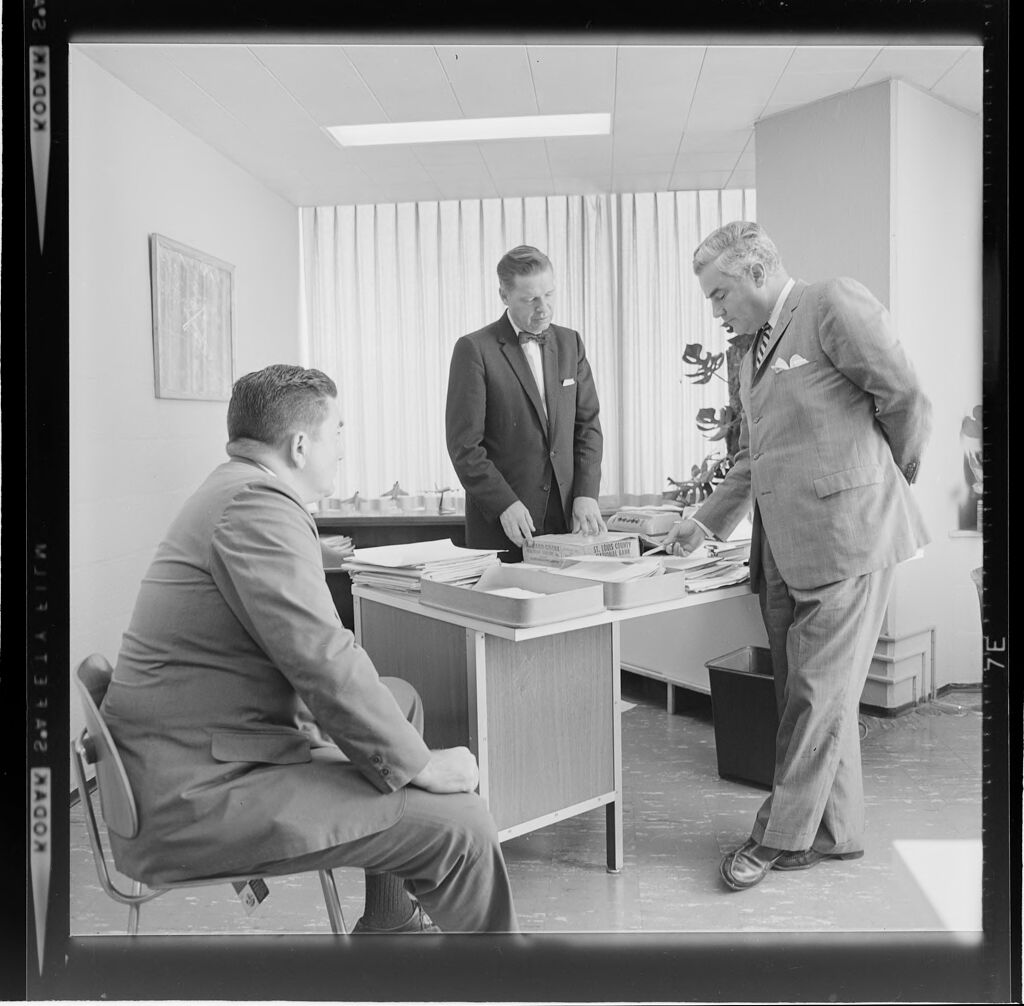 Untitled (Three Businessmen In Office)