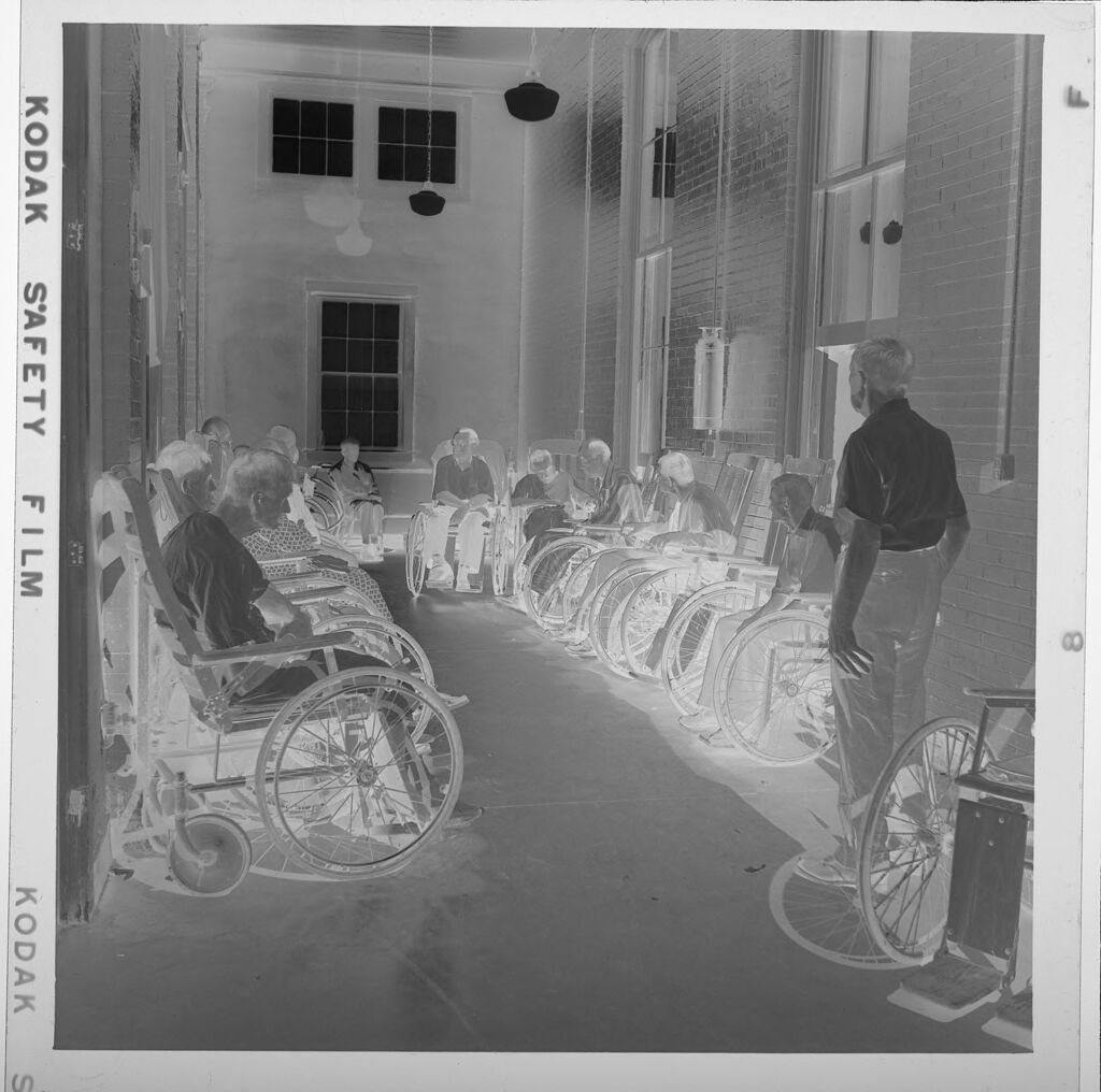 Untitled (Hospital Patients In Wheelchairs)