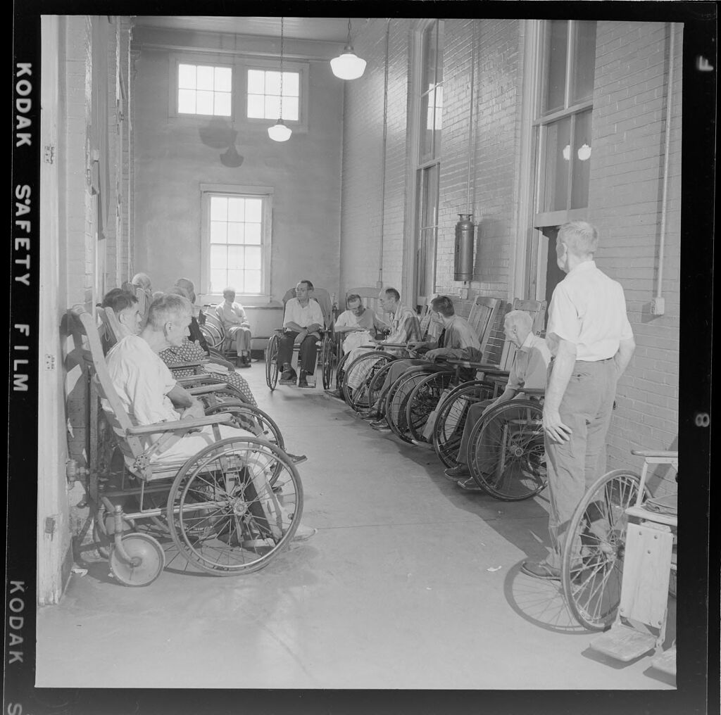 Untitled (Hospital Patients In Wheelchairs)