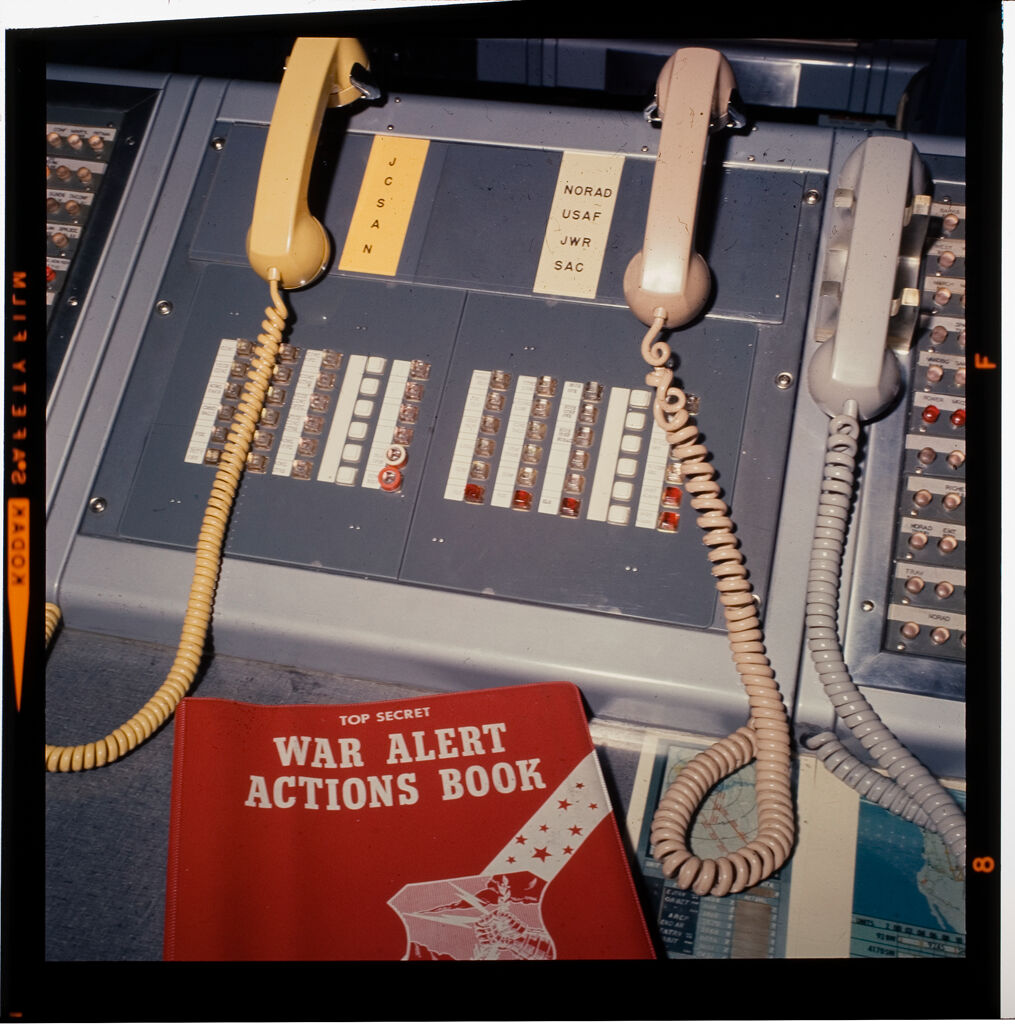 Untitled (Top Secret Book And Military Telephones)